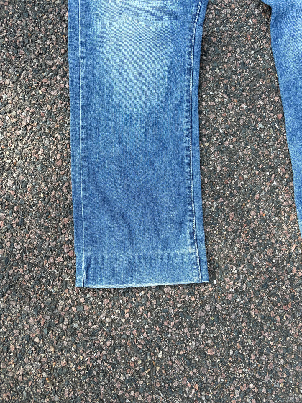 Straight fit/baggy vintage 1990s faded Armani jeans