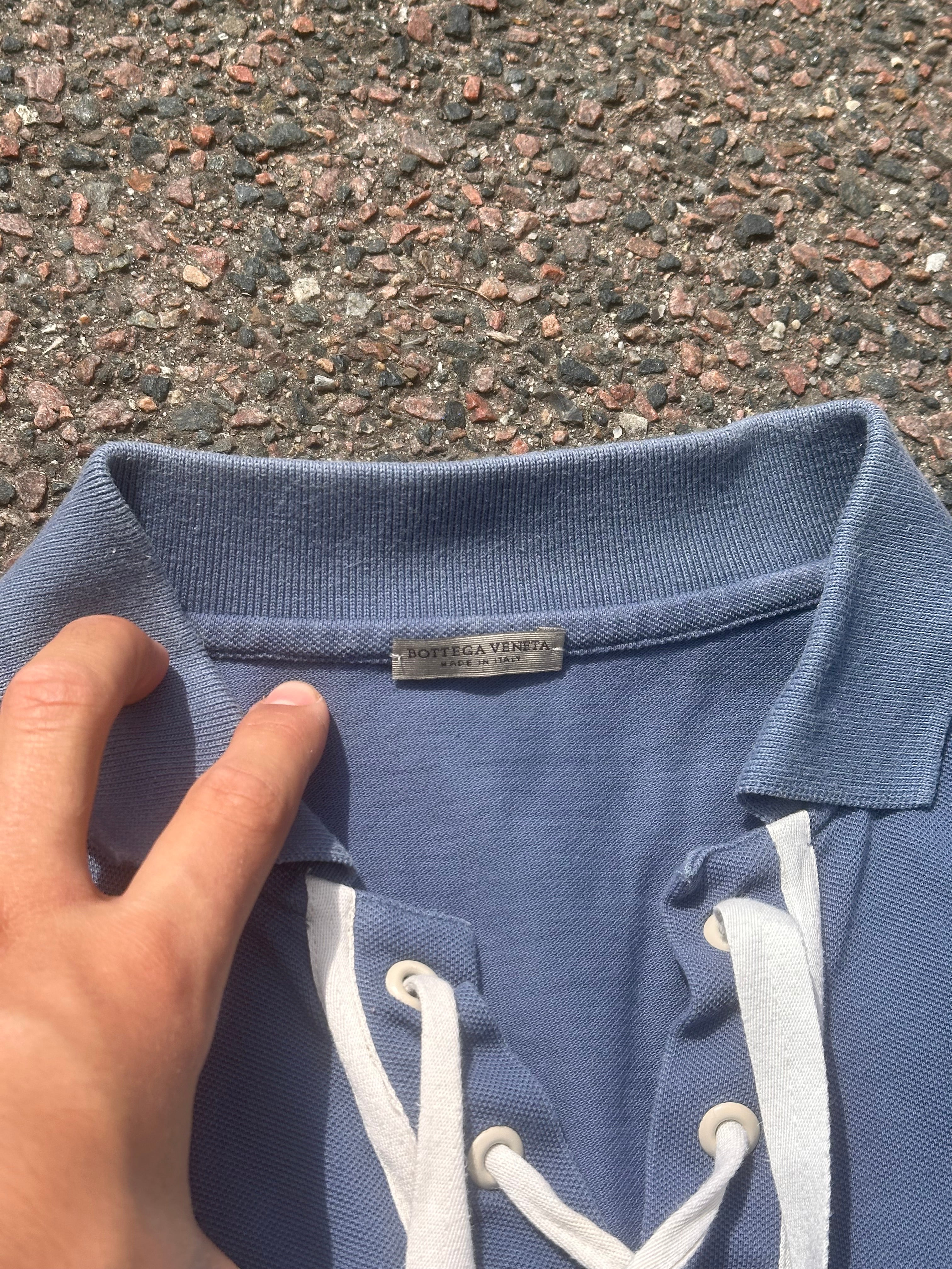 Bottega Veneta polo blue