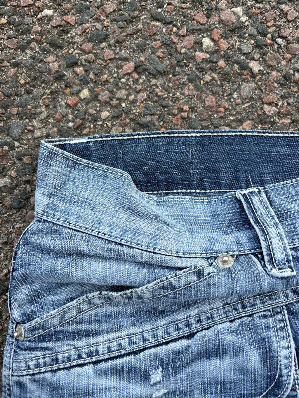 1990s M&H washed Capri baggy jeans