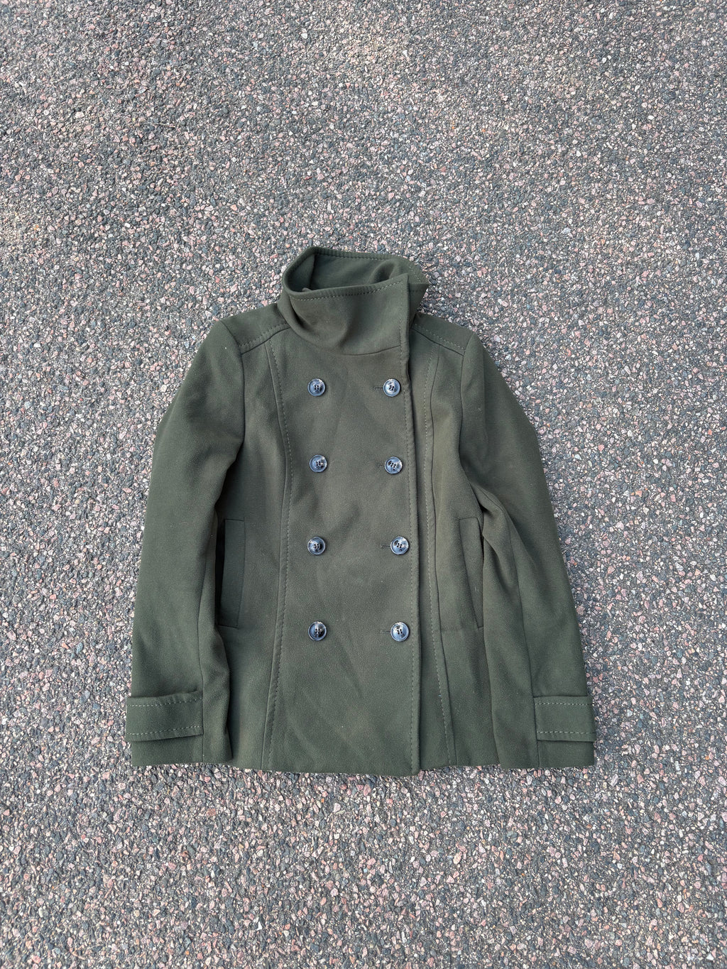 2008 H&M X Comme des garcons peacoat green