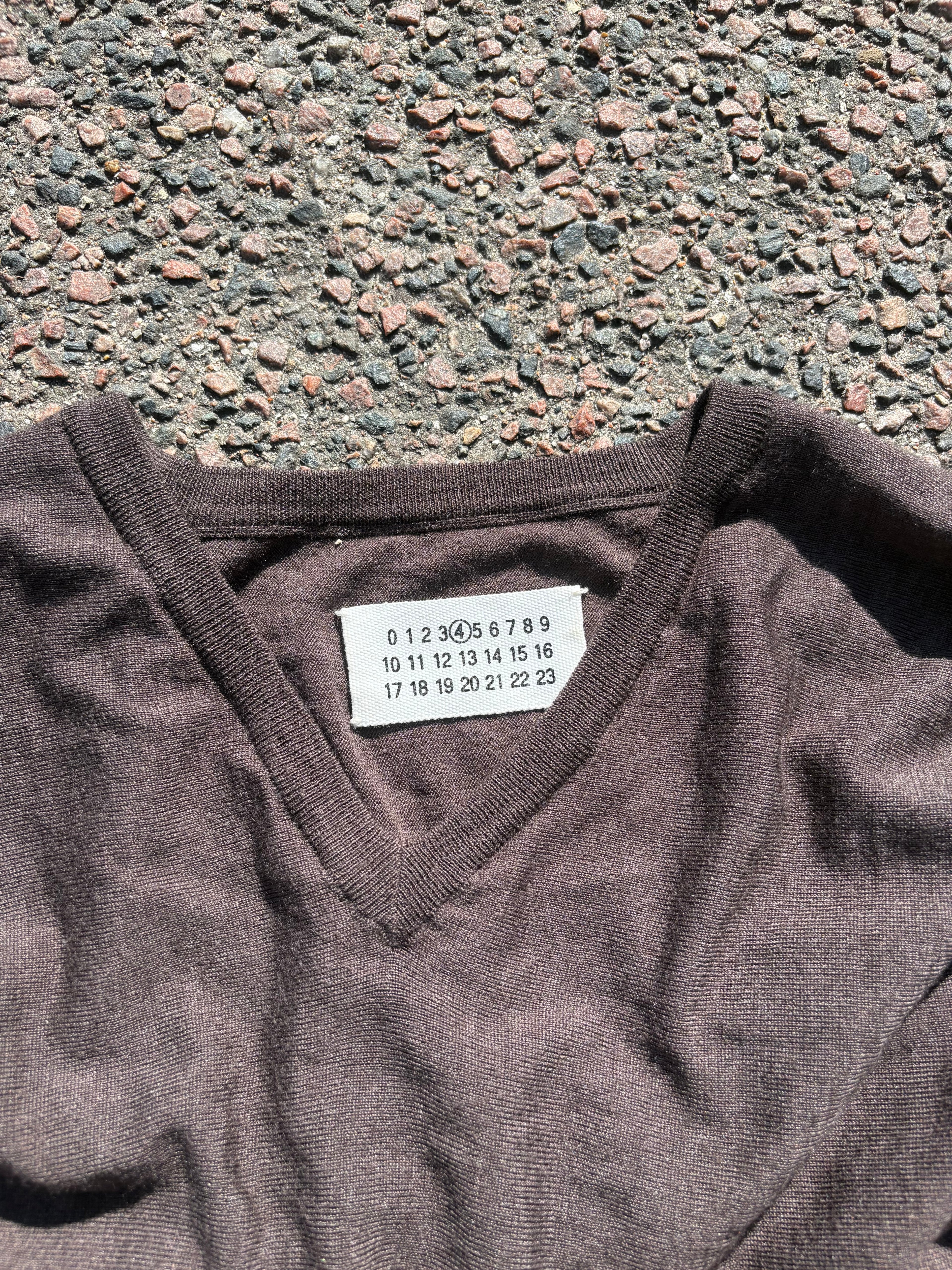SS02 Martin Margiela brown dress