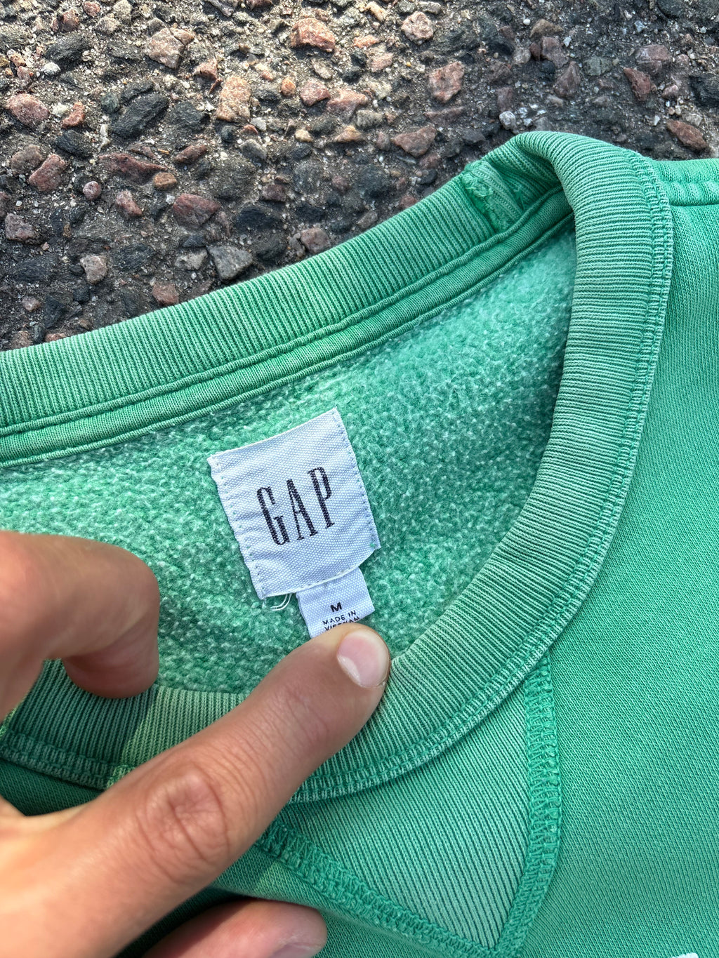 Vintage 1980s gap sweatshirt cropped