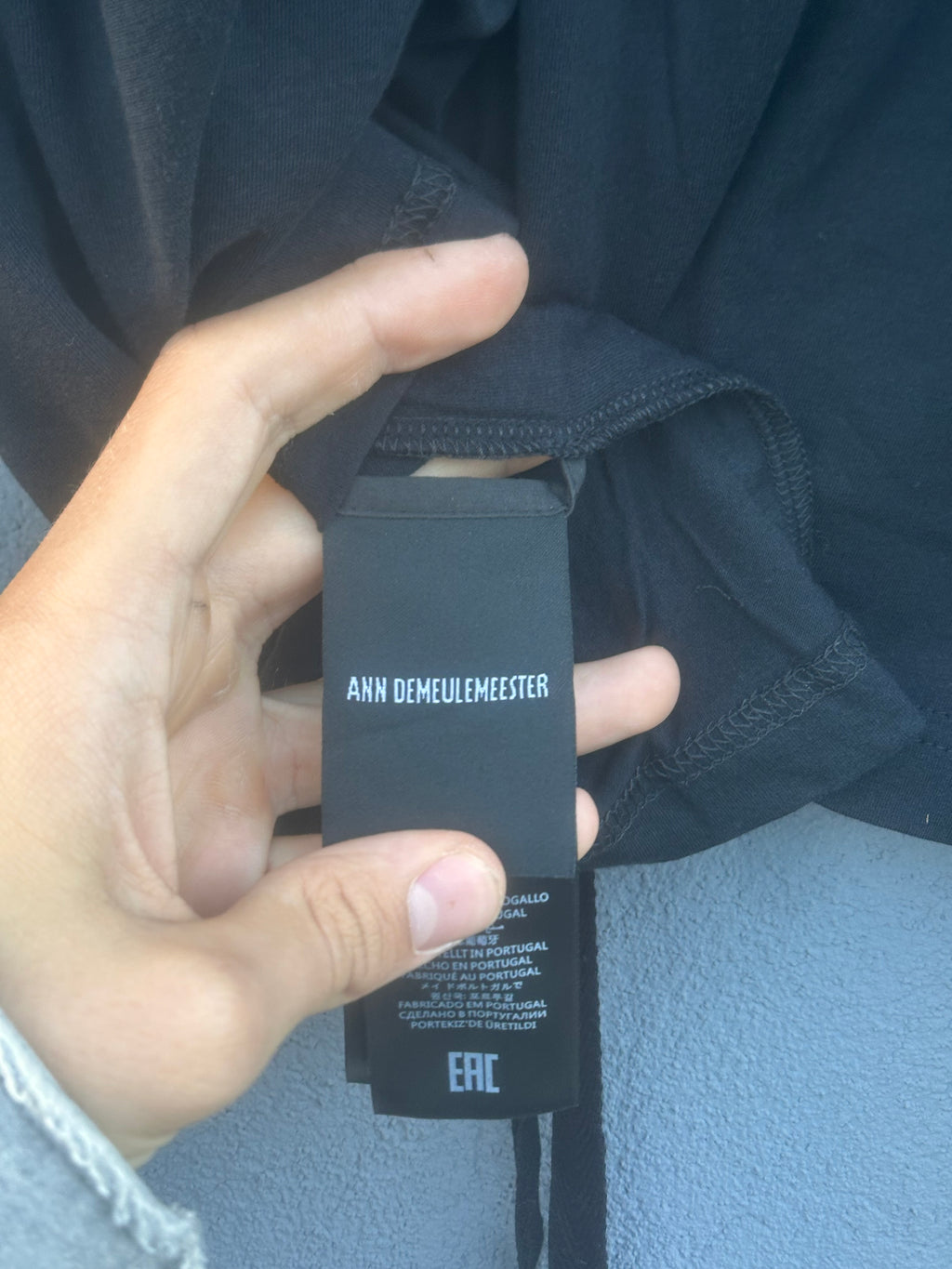 Ann demeulemeester Black Long sleeve
