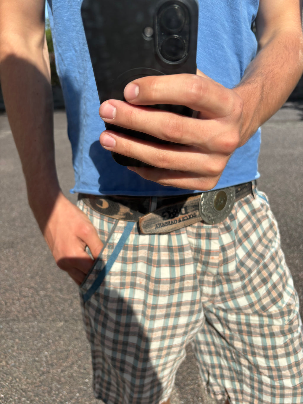 Dolce & Gabbana checkered shorts