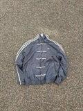 Adidas velour fireman jacket gray