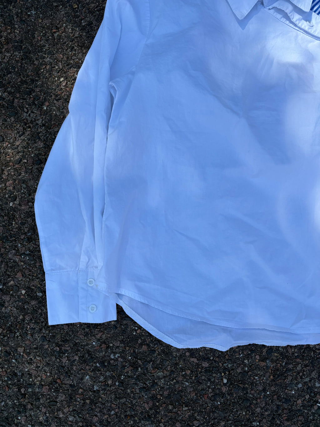 Saks Potts asymmetrical button up shirt