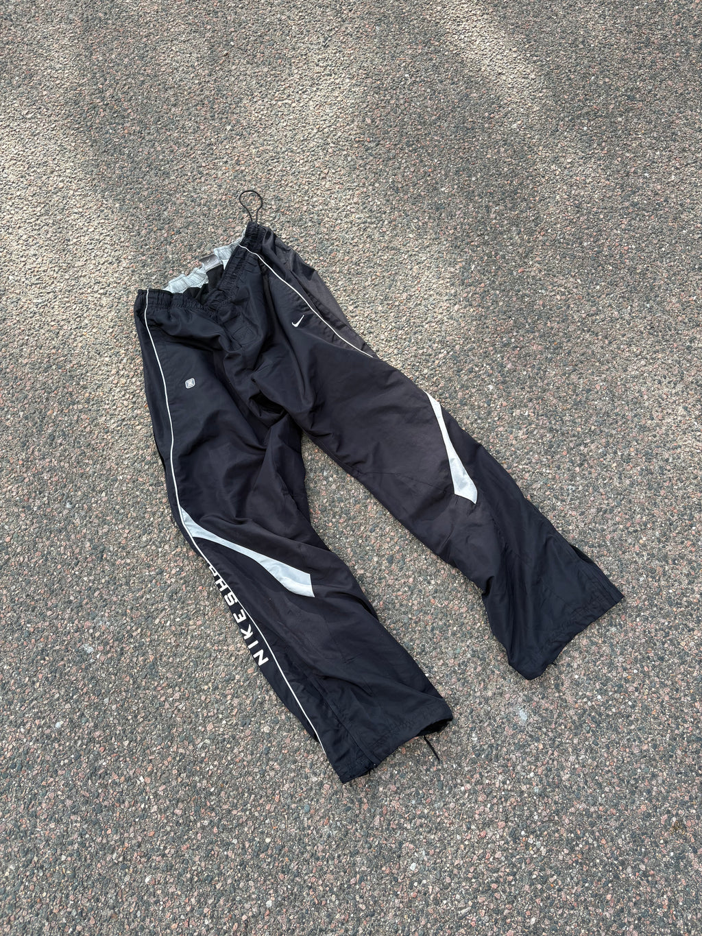 Nike shox Black track pants baggy