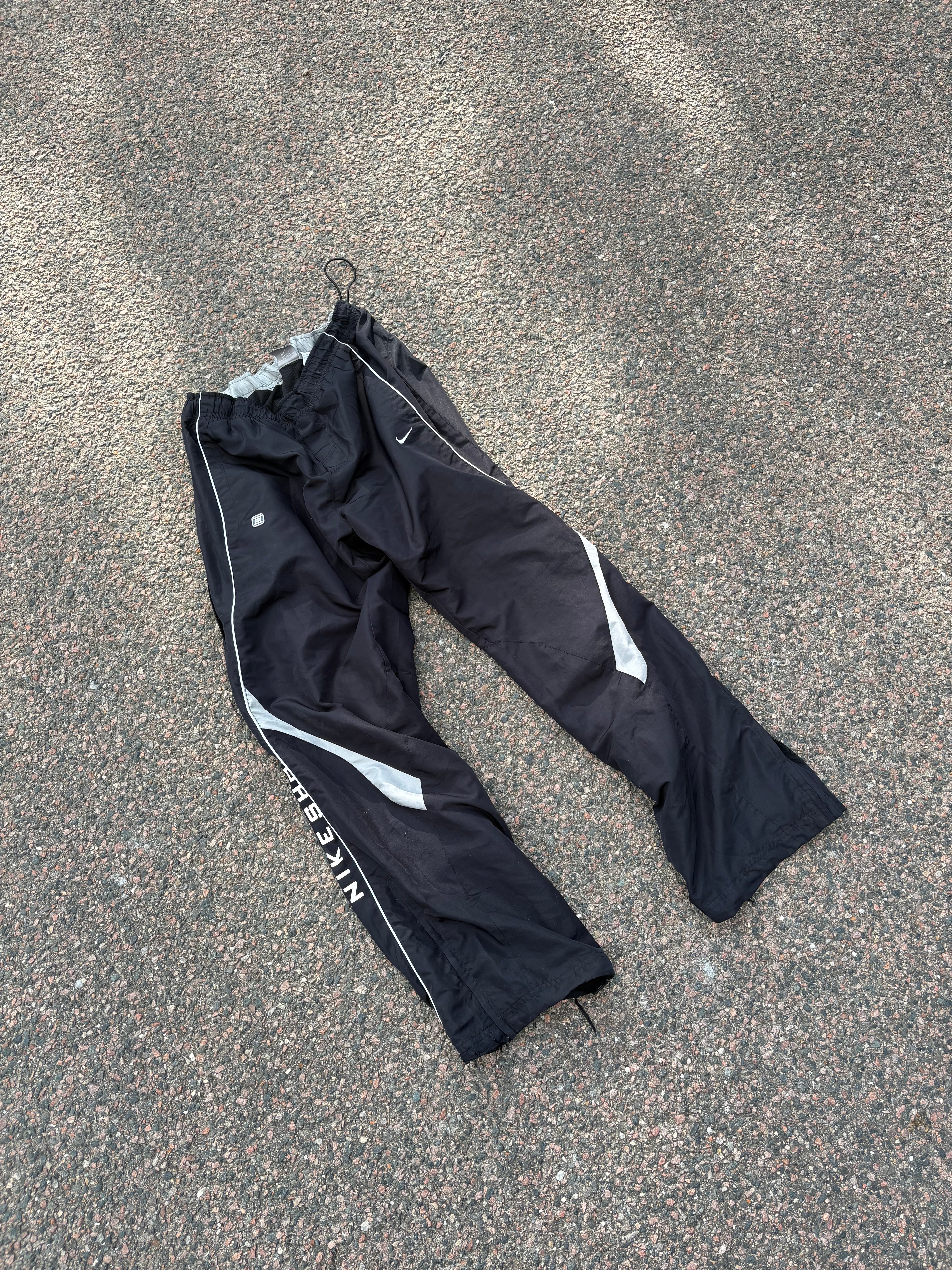 Nike shox Black track pants baggy