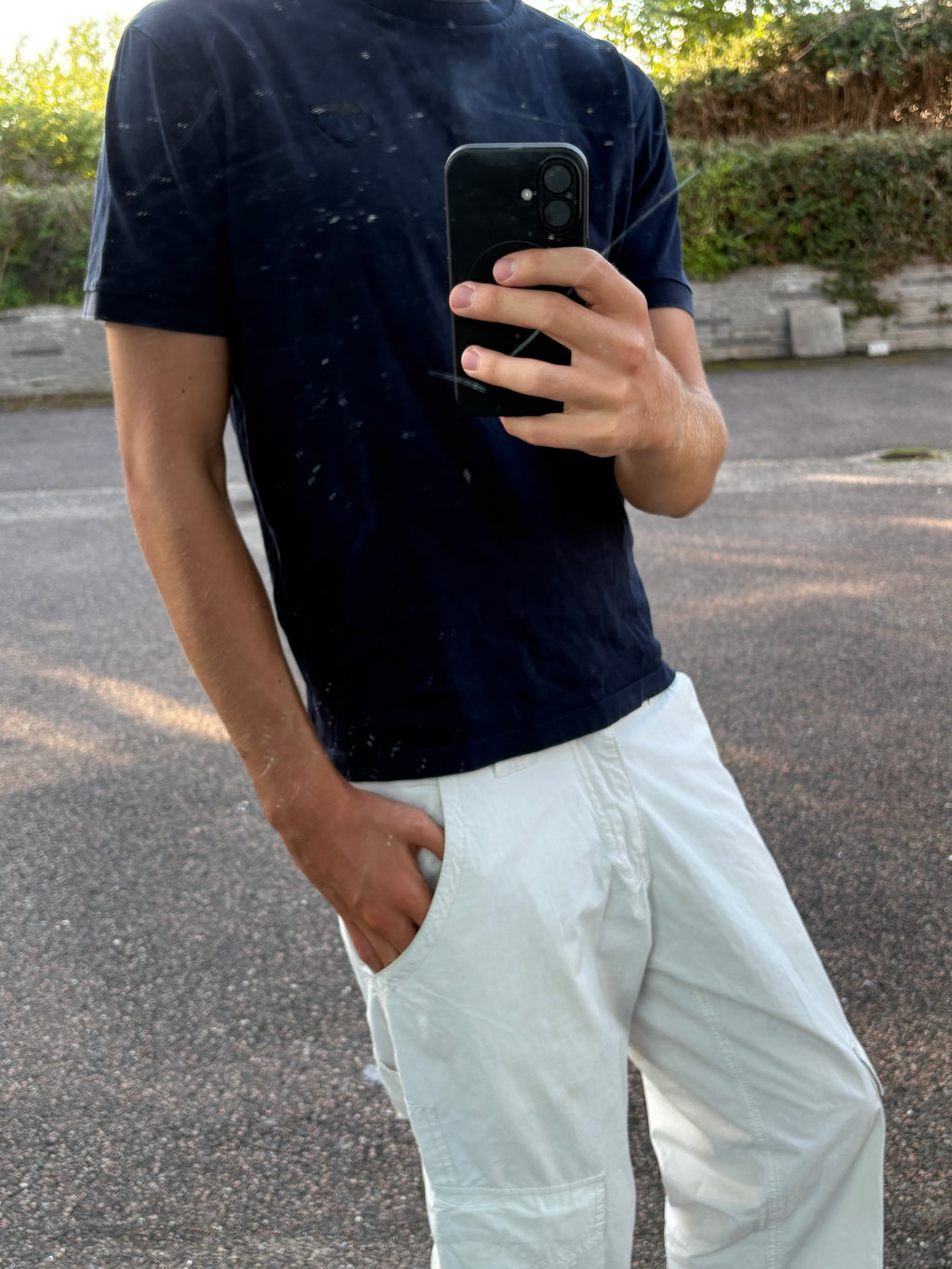 2018 Prada tee navy