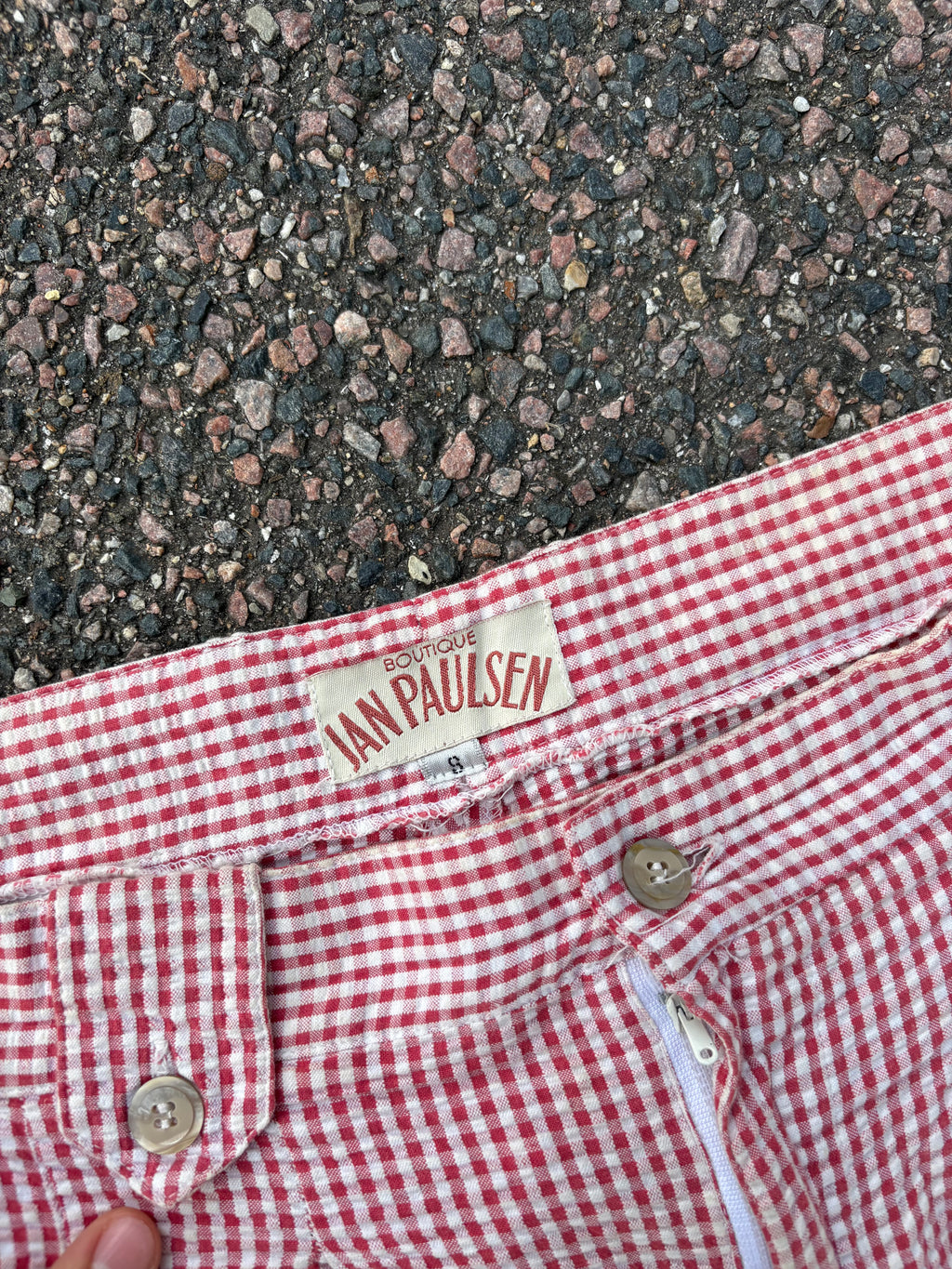 Jan Paulsen 1970s plaid sailor shorts (über rare)