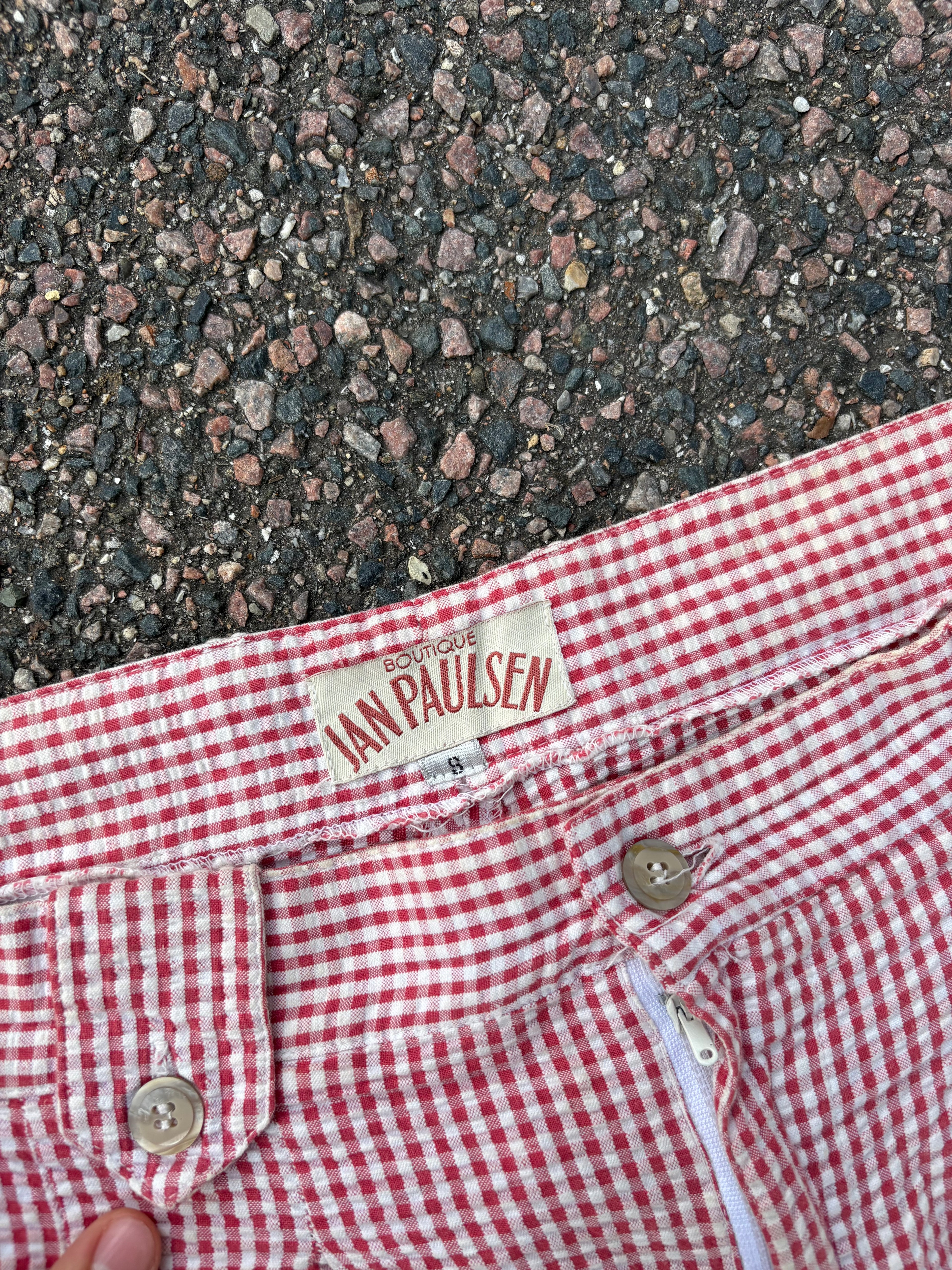 Jan Paulsen 1970s plaid sailor shorts (über rare)
