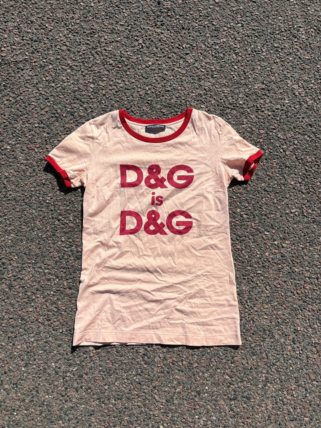 Dolce & Gabbana pink tee