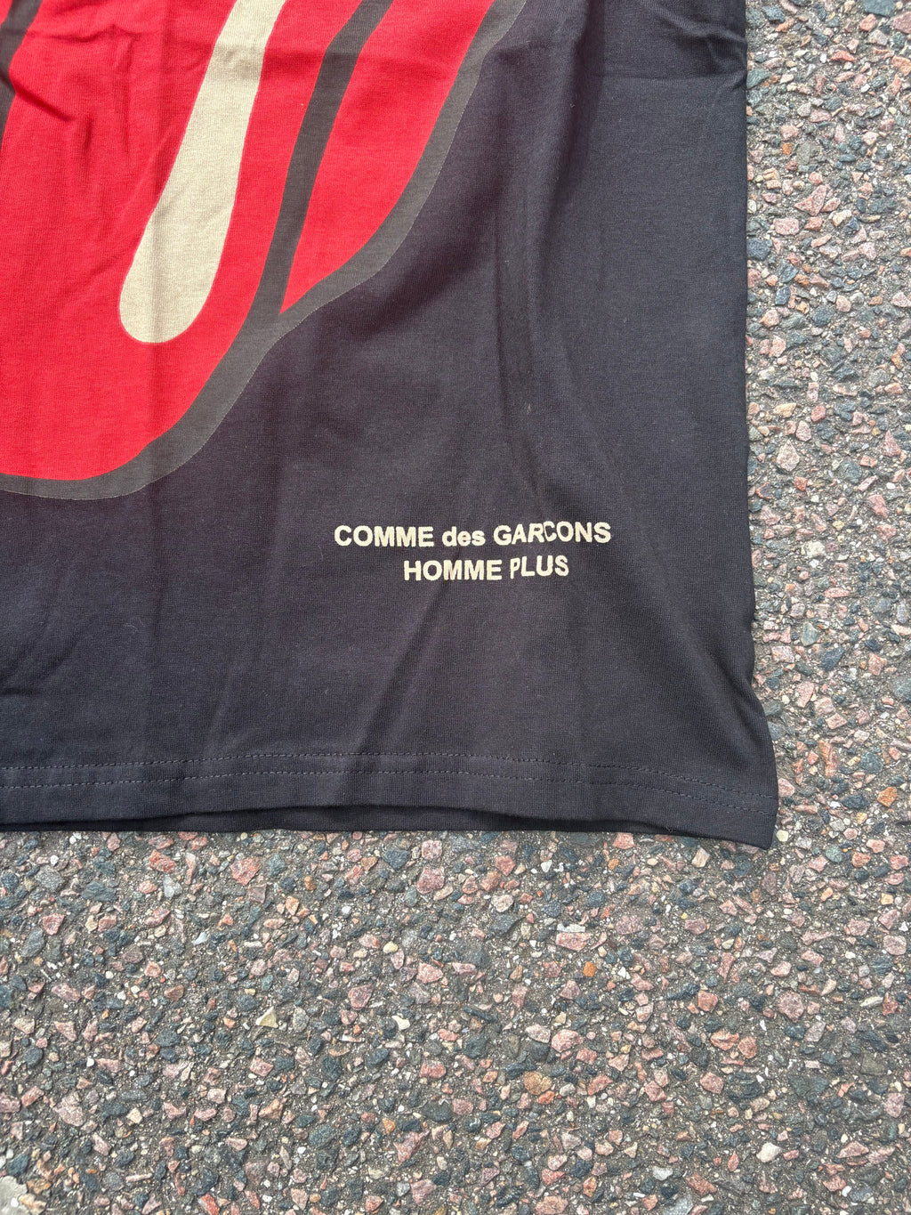 Comme des garcons Rolling Stones t shirt