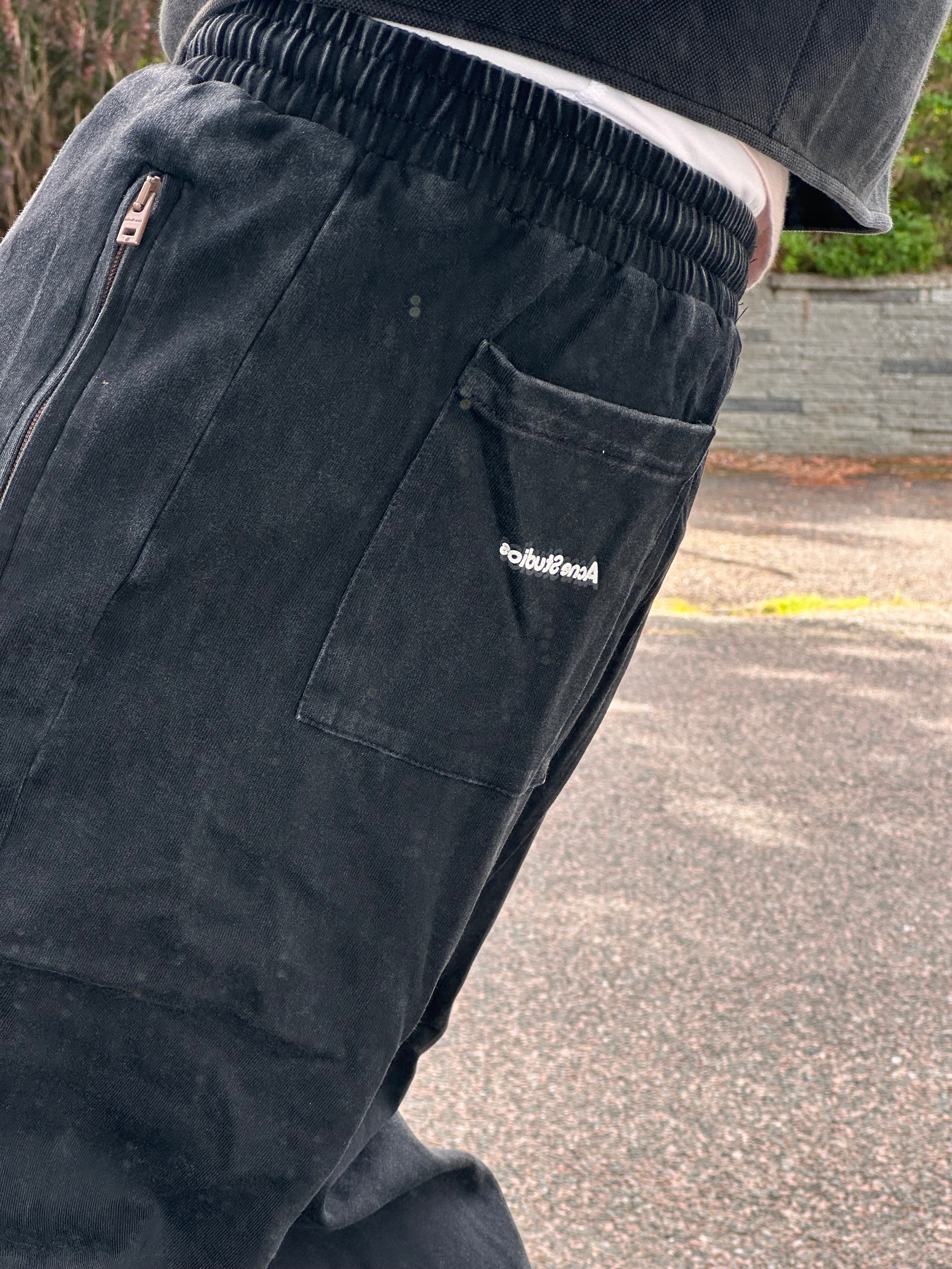 Acne studios black joggers