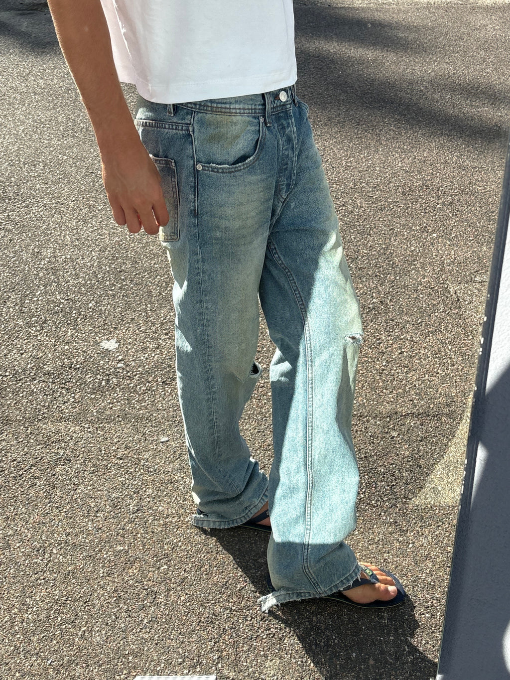 Enfant riches deprimes washed straight fit jeans