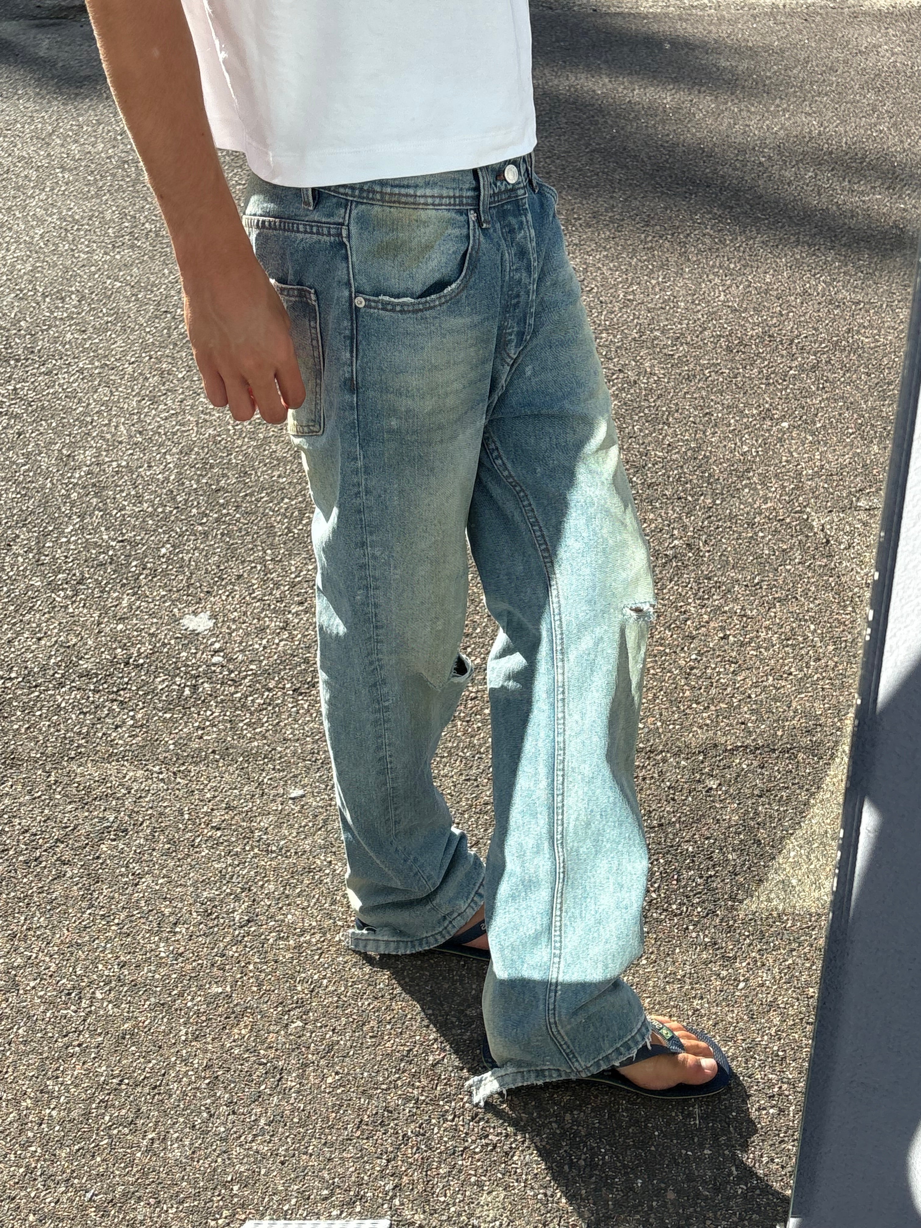 Enfant riches deprimes washed straight fit jeans