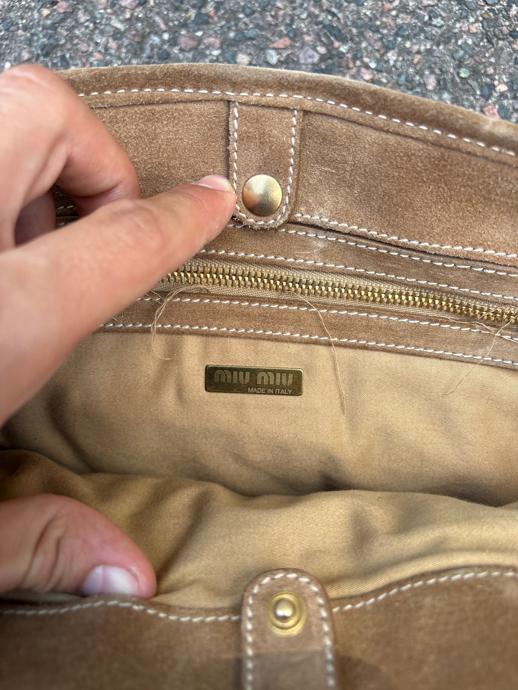 Miu Miu Flower Beach bag