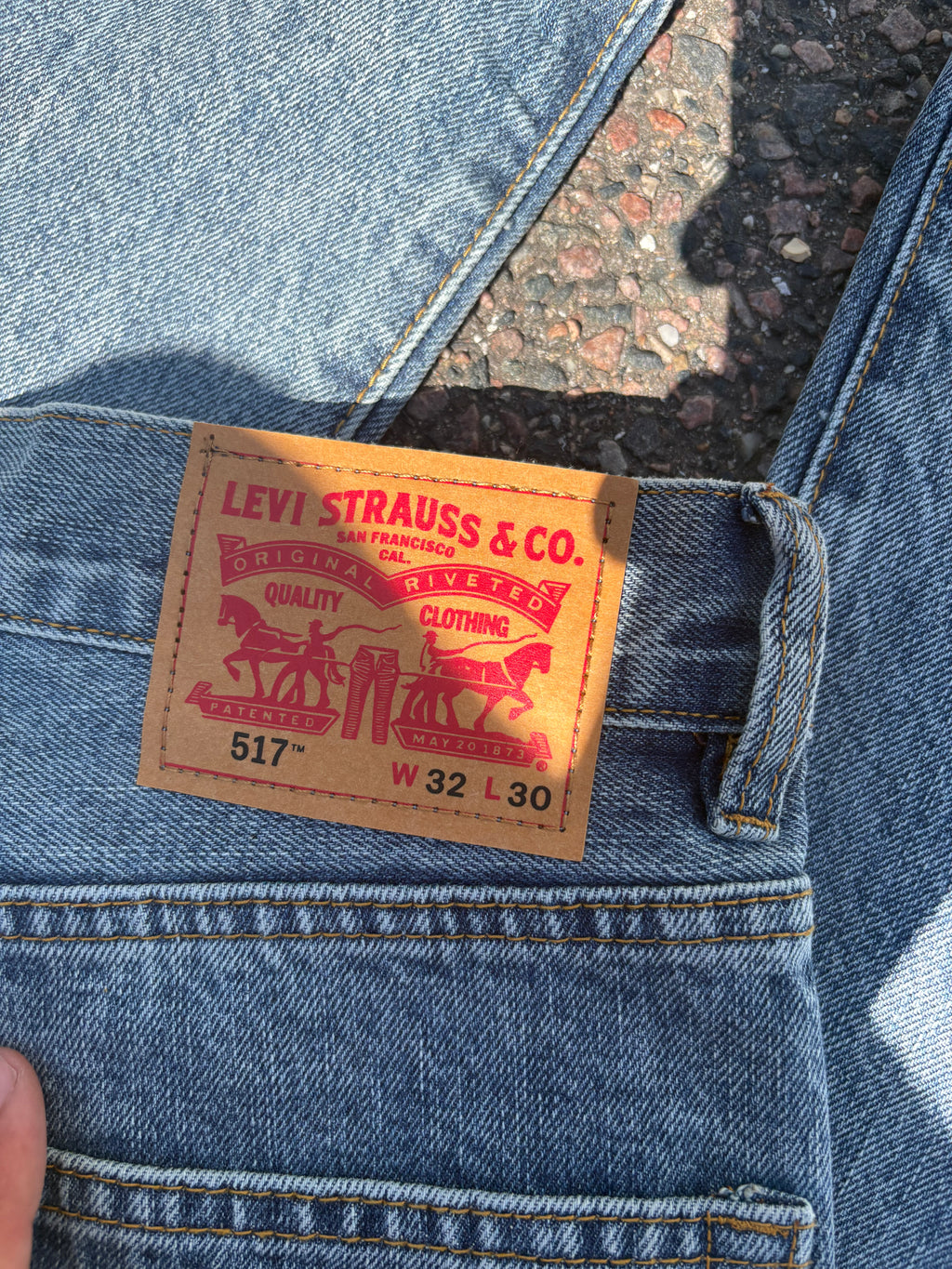 Levis 517 slim bootcut light blue 32*30