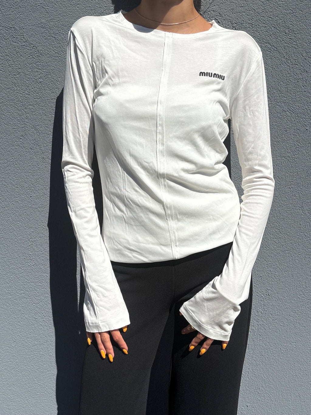 Miu Miu White Long sleeve