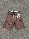 Vintage Brown Abercrombie baggy shorts