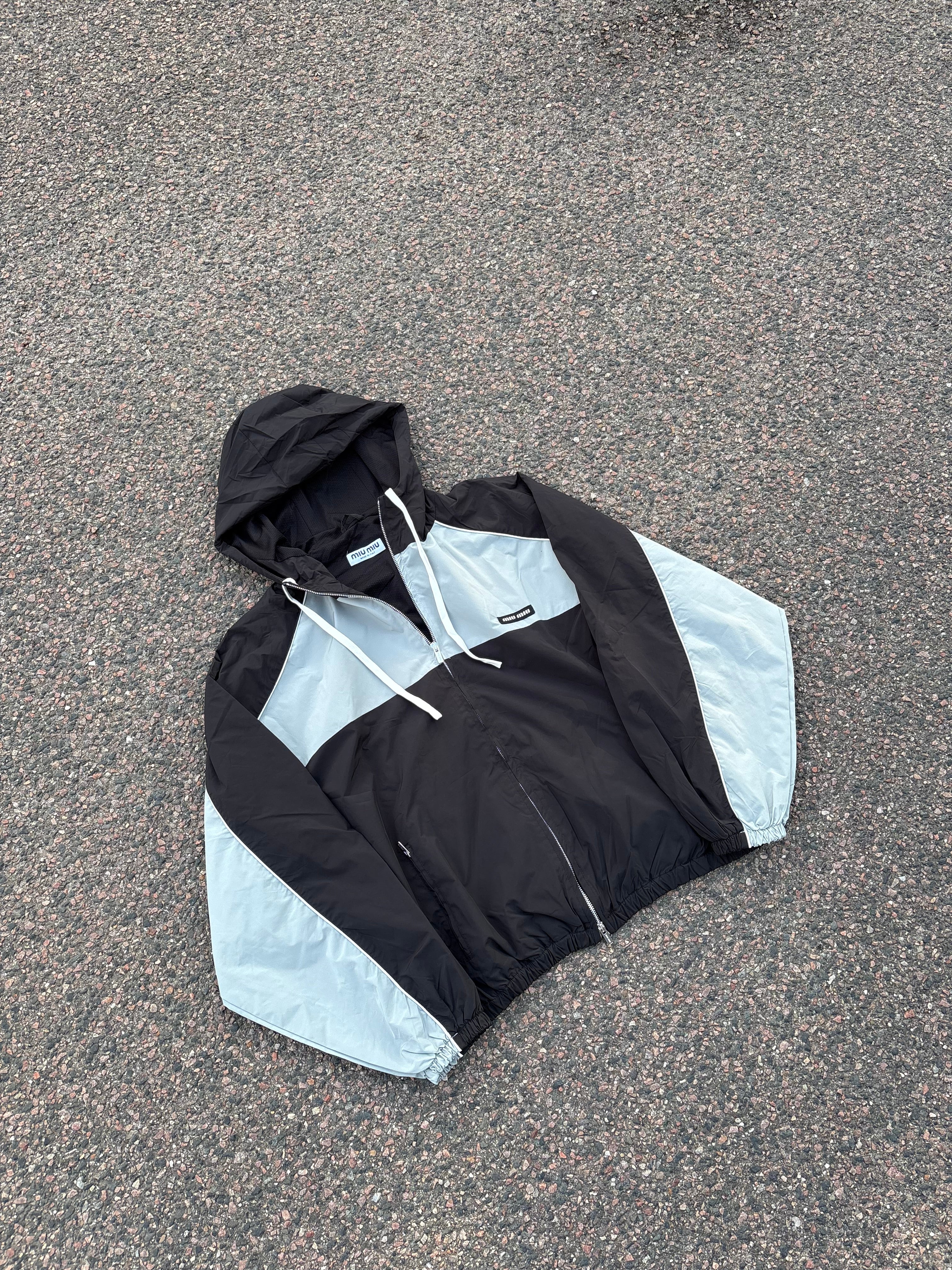 Miu miu Supero track jacket blue/black