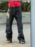 No Faith Studios Selvedge bootcut jeans (M)