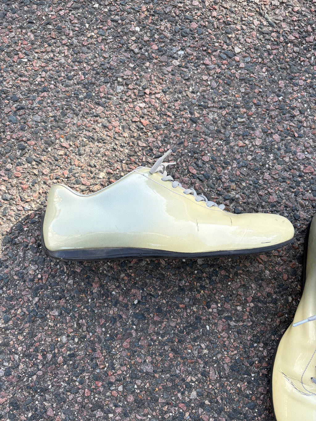 Prada faded cream vintage sneakers