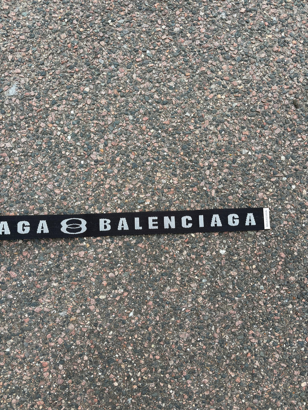 Balenciaga sport belt black