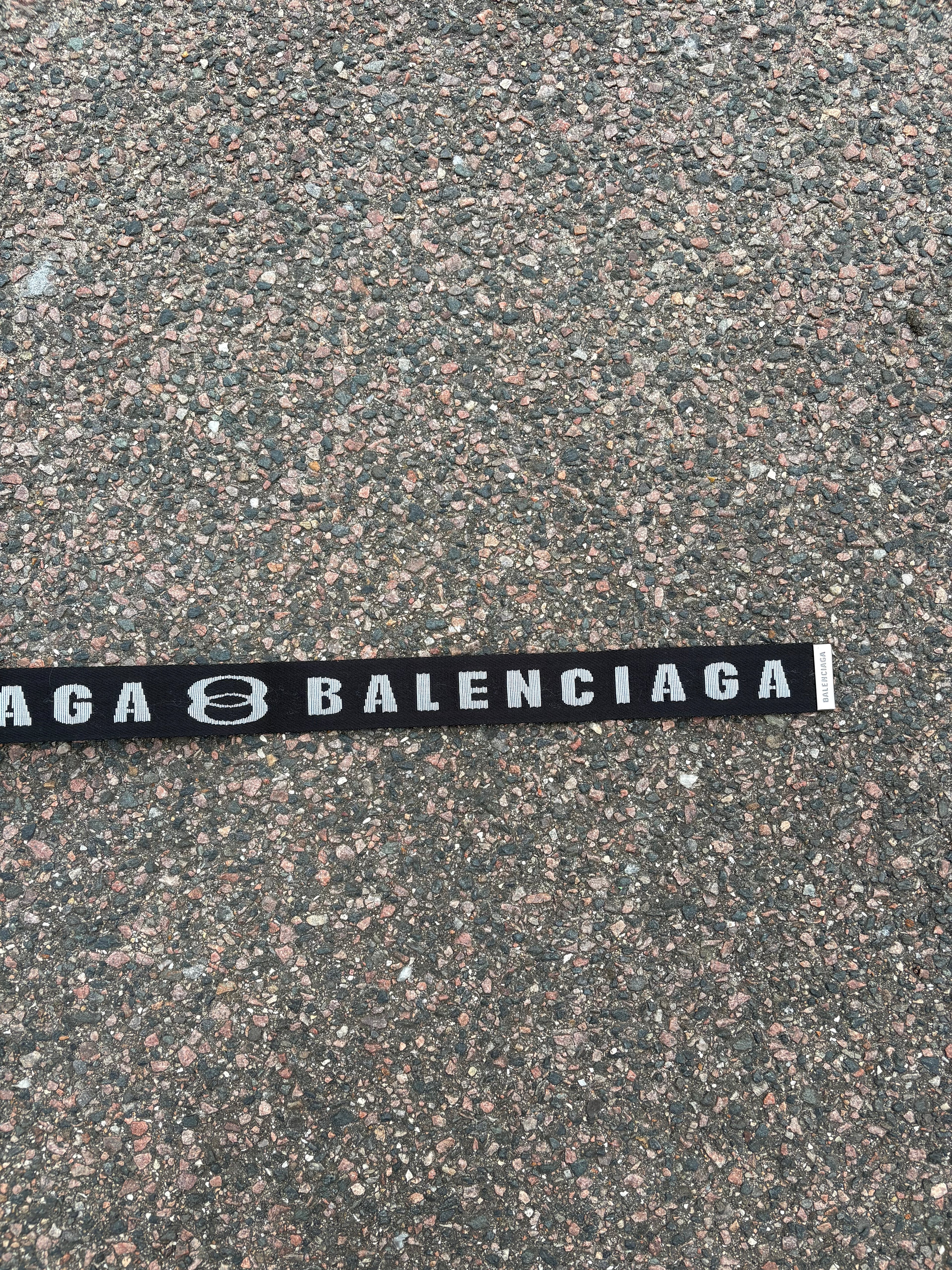 Balenciaga sport belt black