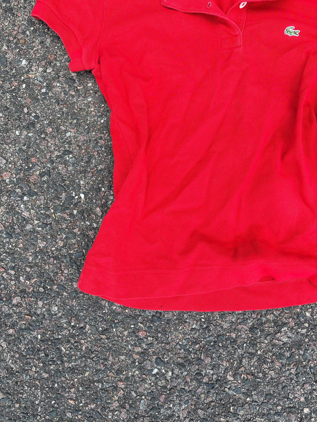 Vintage lacoste women’s size S red polo
