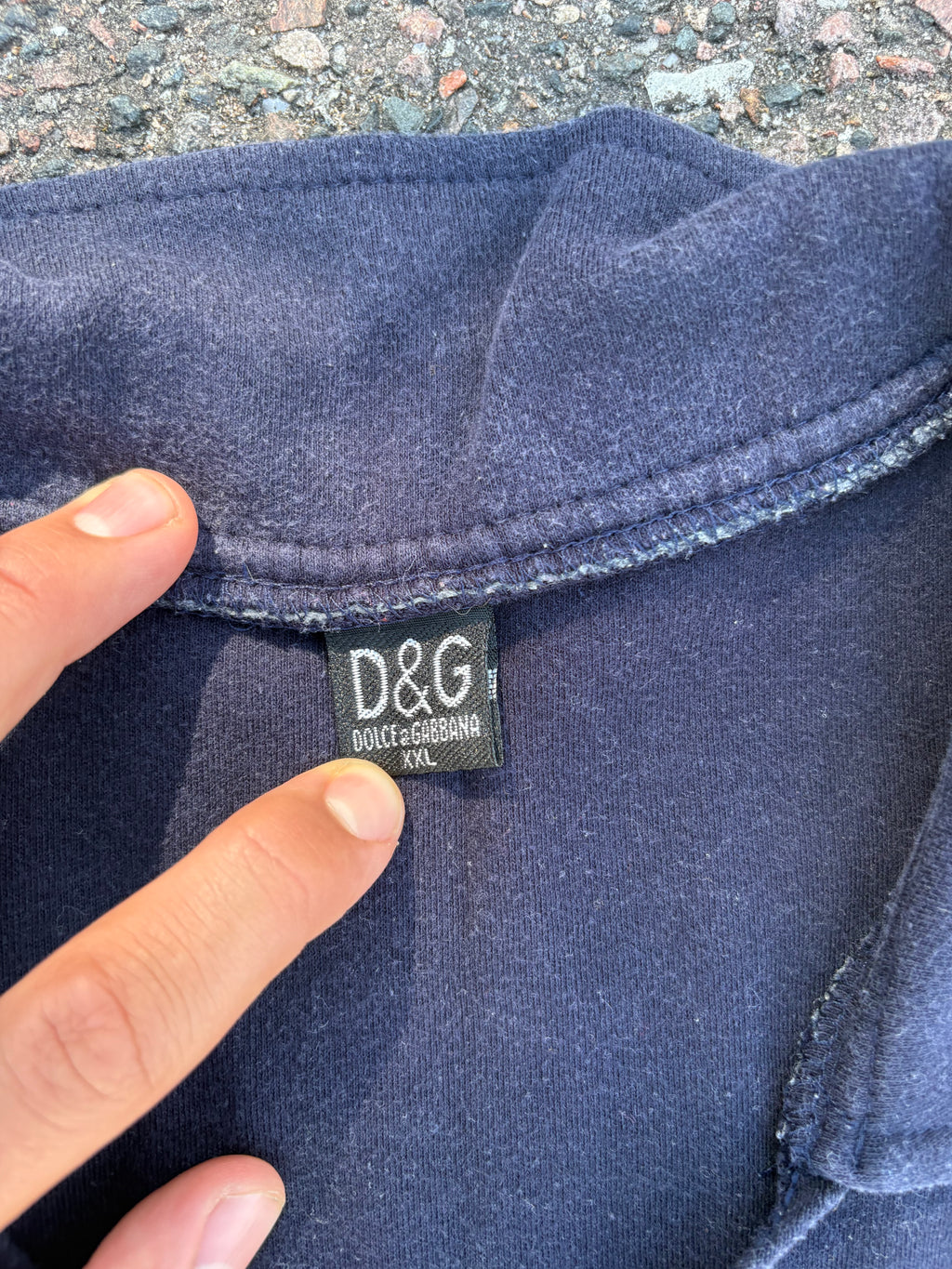 Dolce & Gabbana navy polo