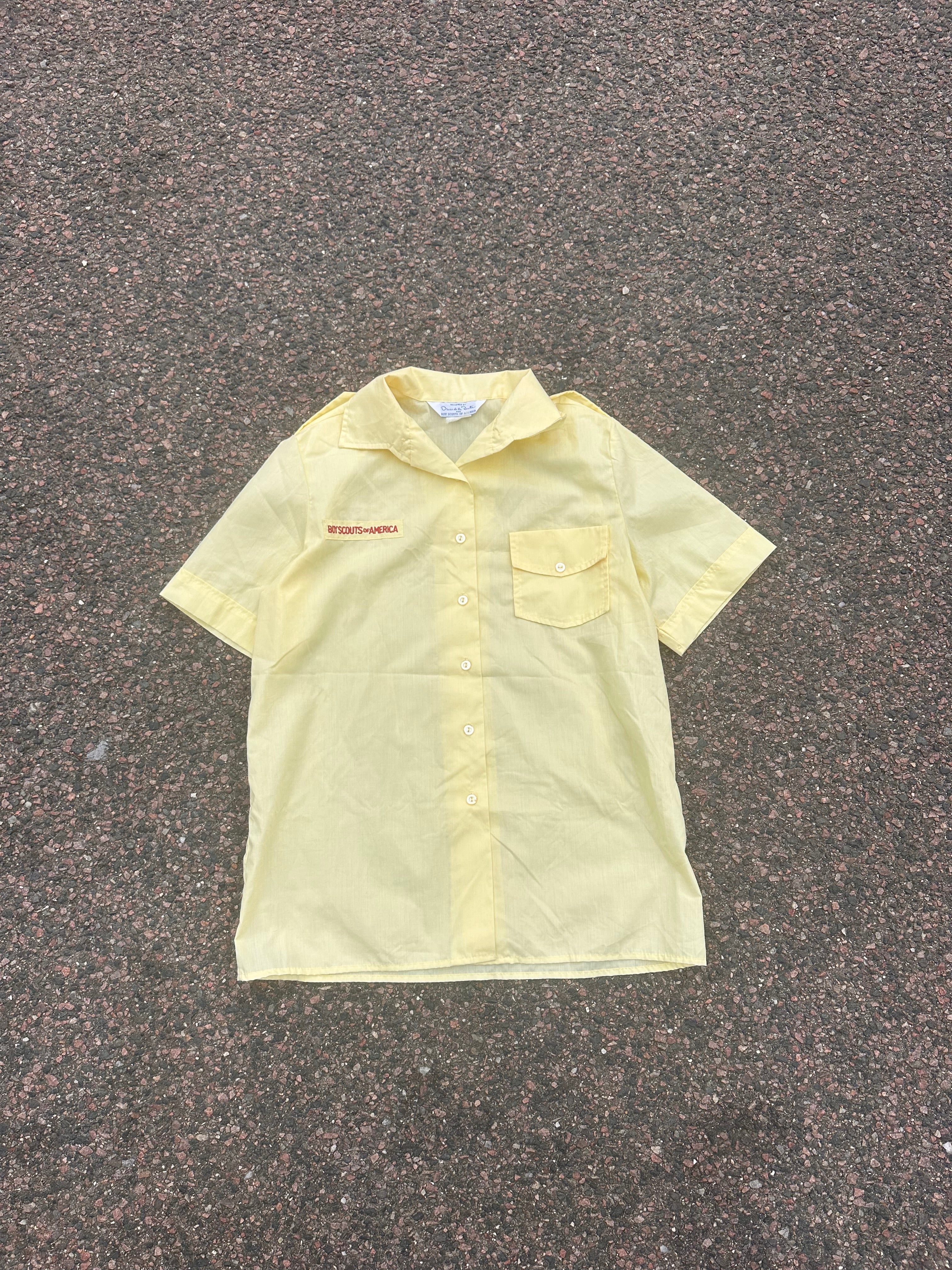 Oscar de la renta shirt yellow