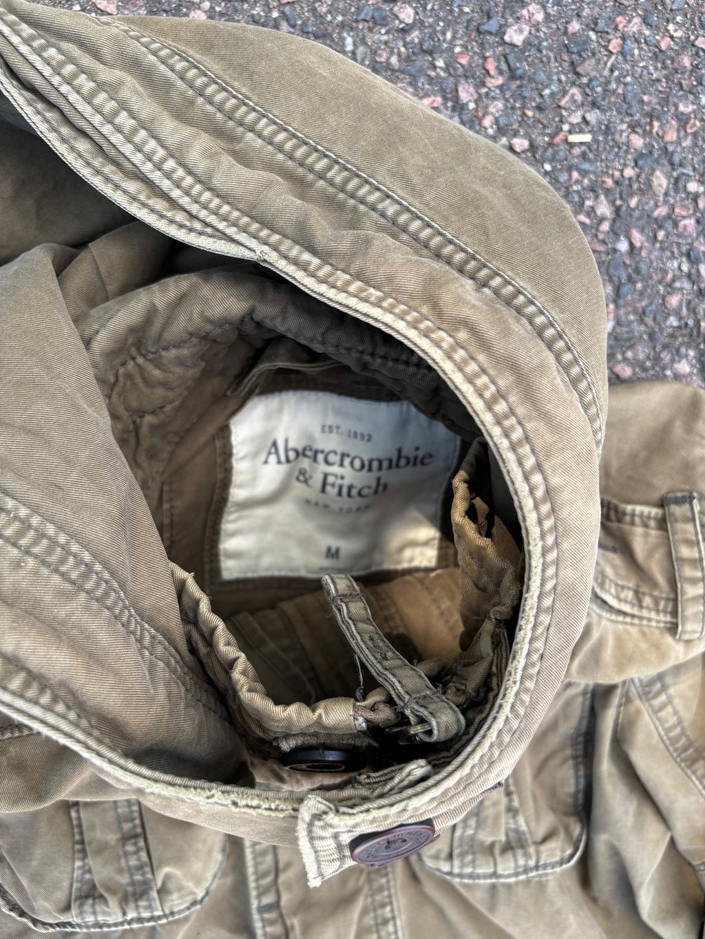 2000s Abercrombie military jacket