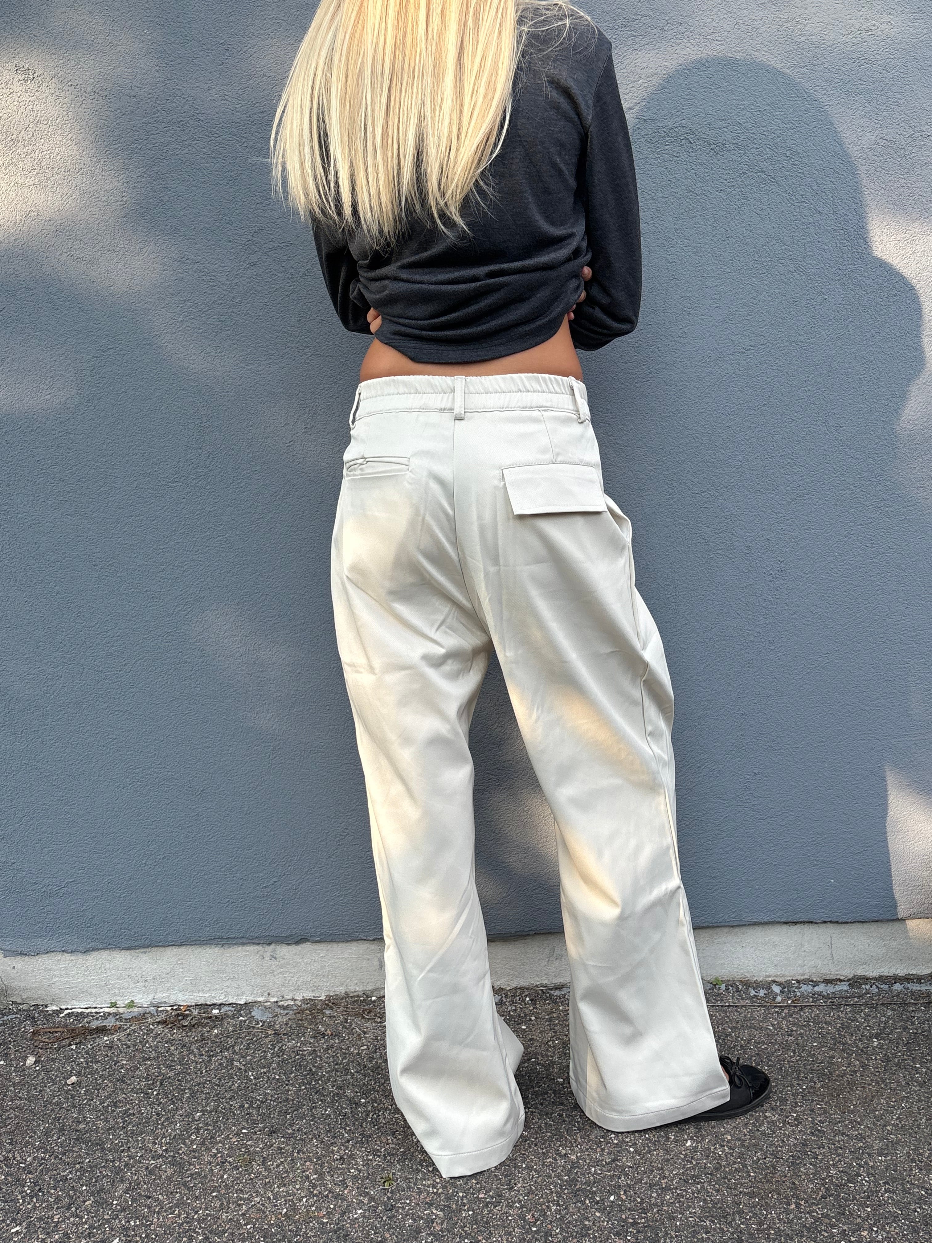 Off white suit pants