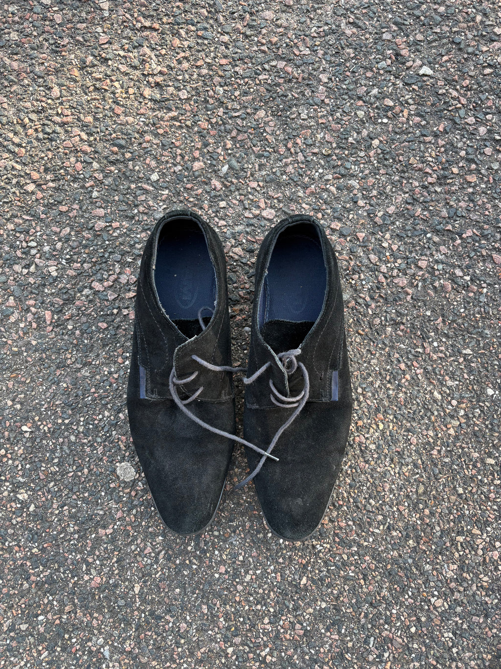 AM Black suede shoes (43)