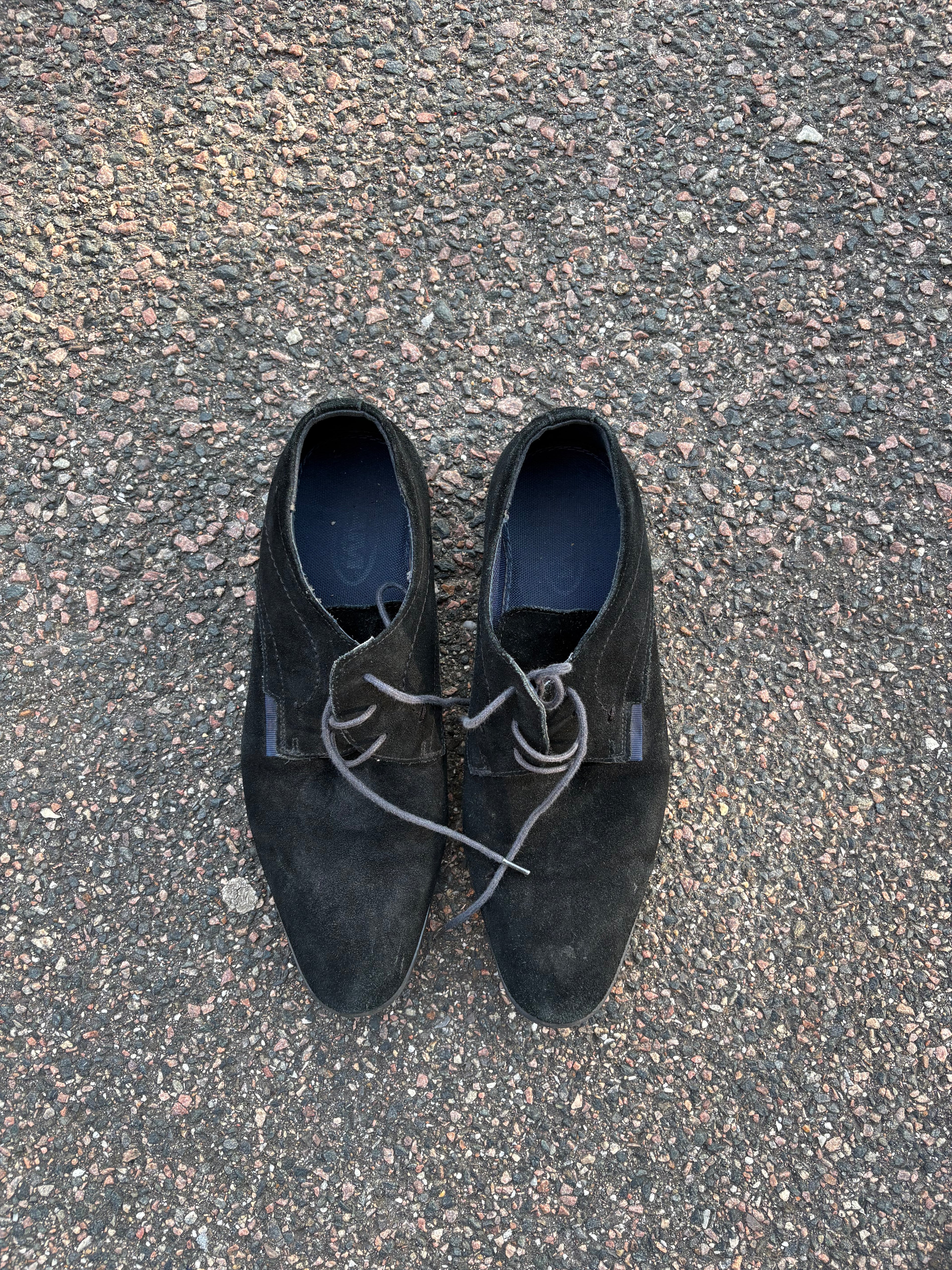 AM Black suede shoes (43)