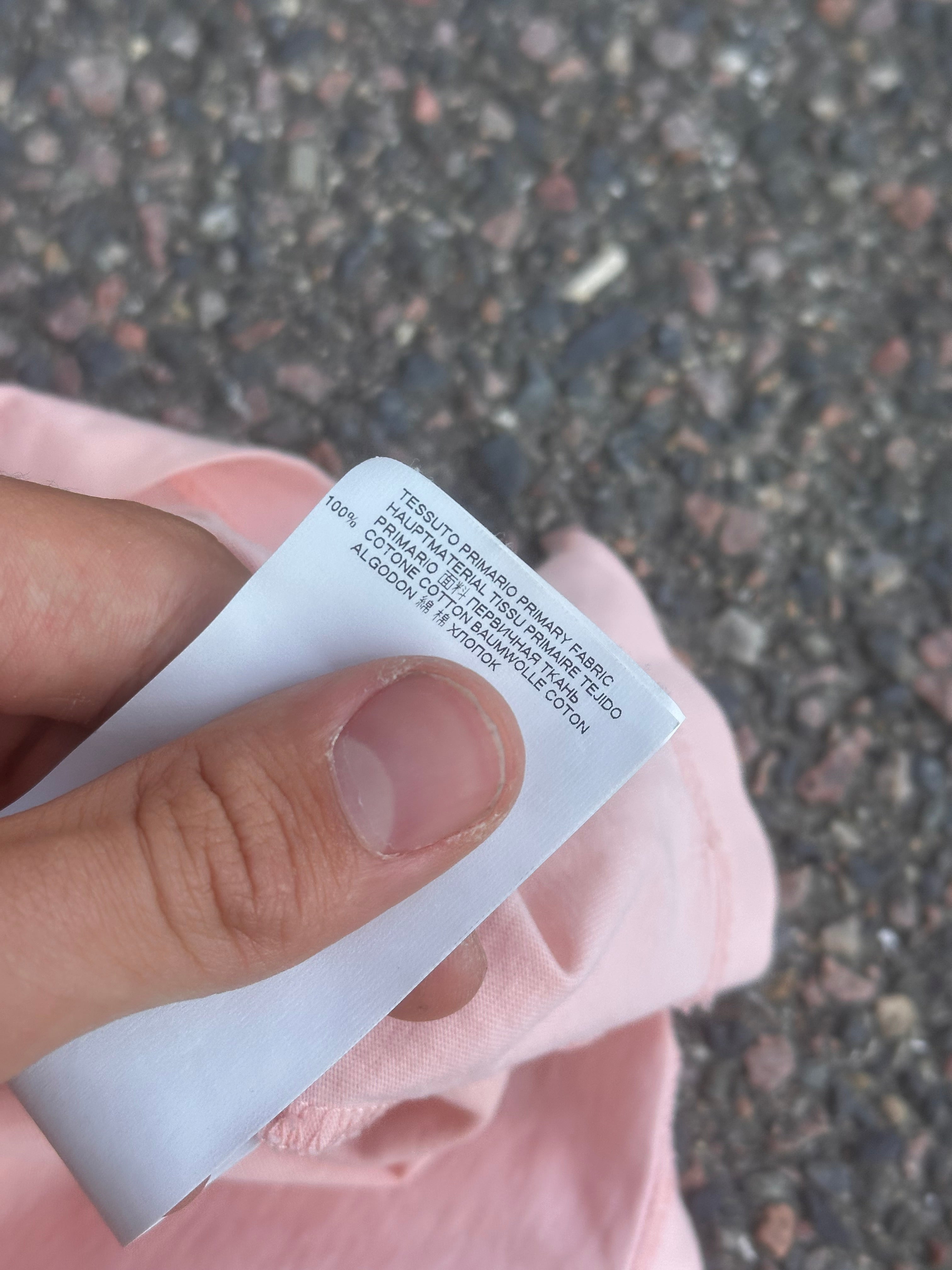 Pink maison margiela plain T-shirt