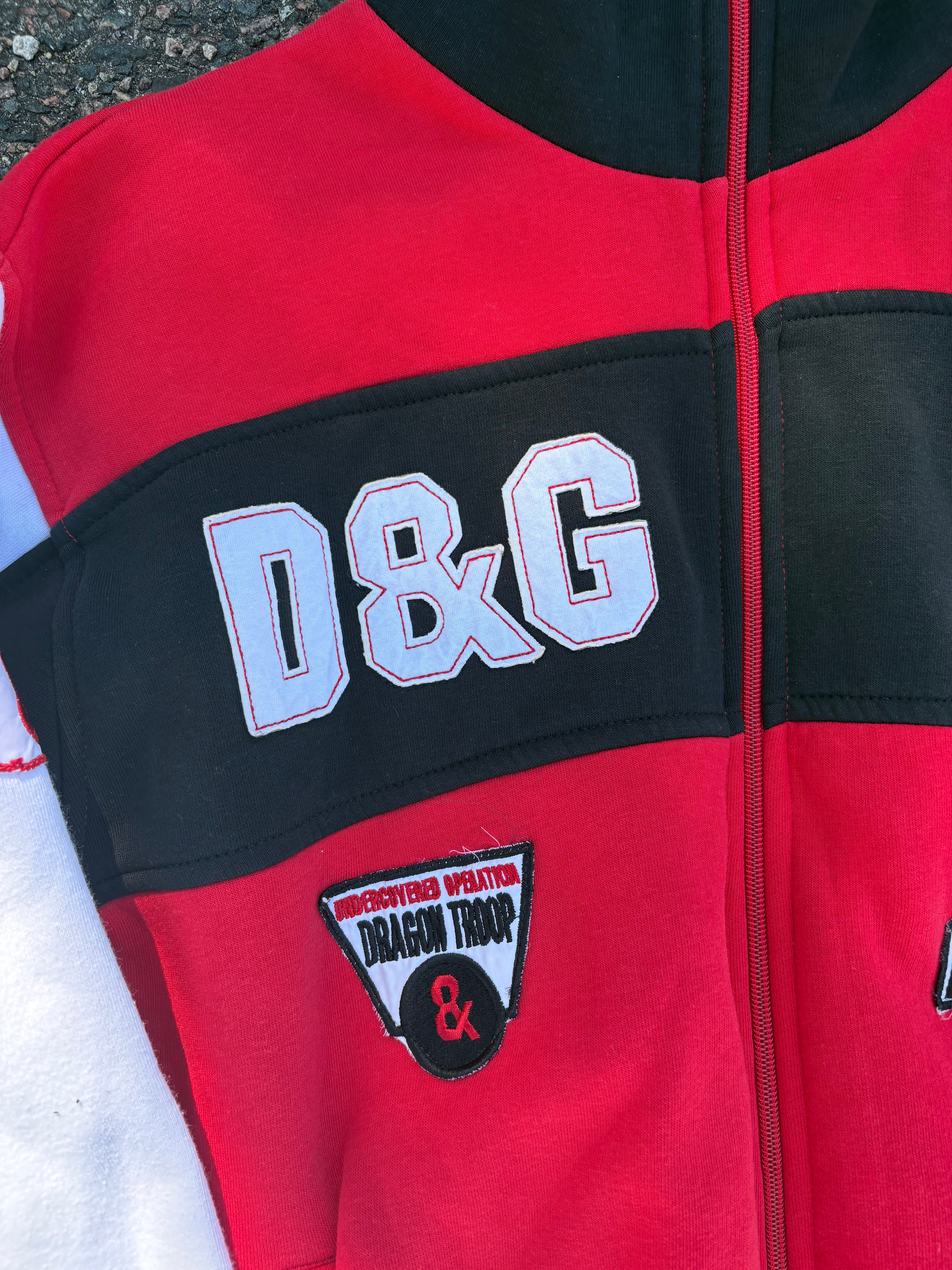 Vintage Dolce & Gabbana racer zip up