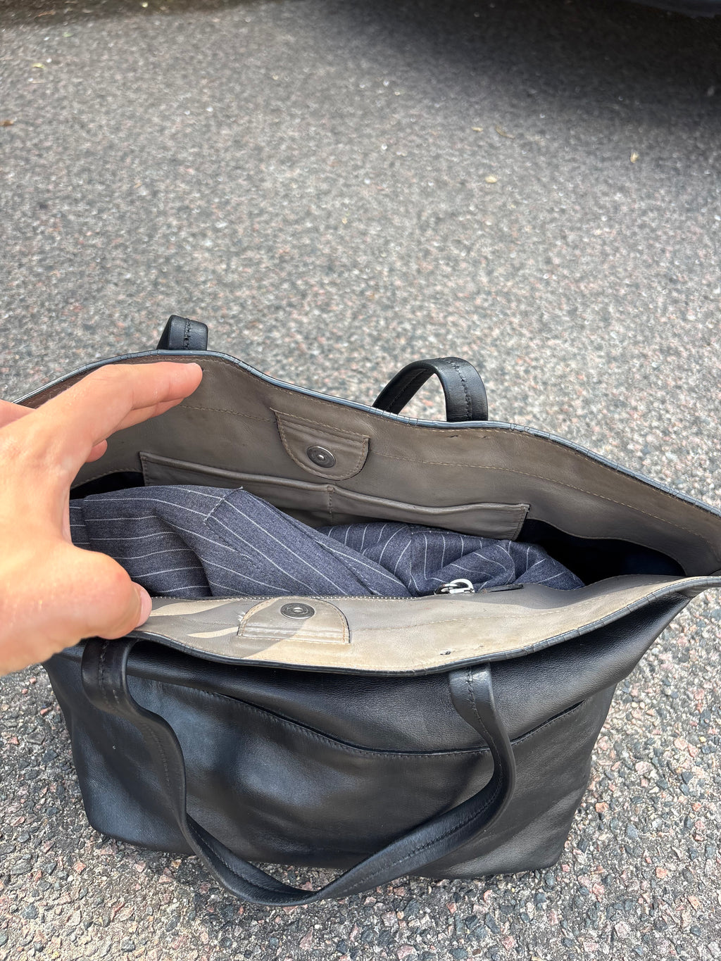 Vintage Miu miu leather bag black