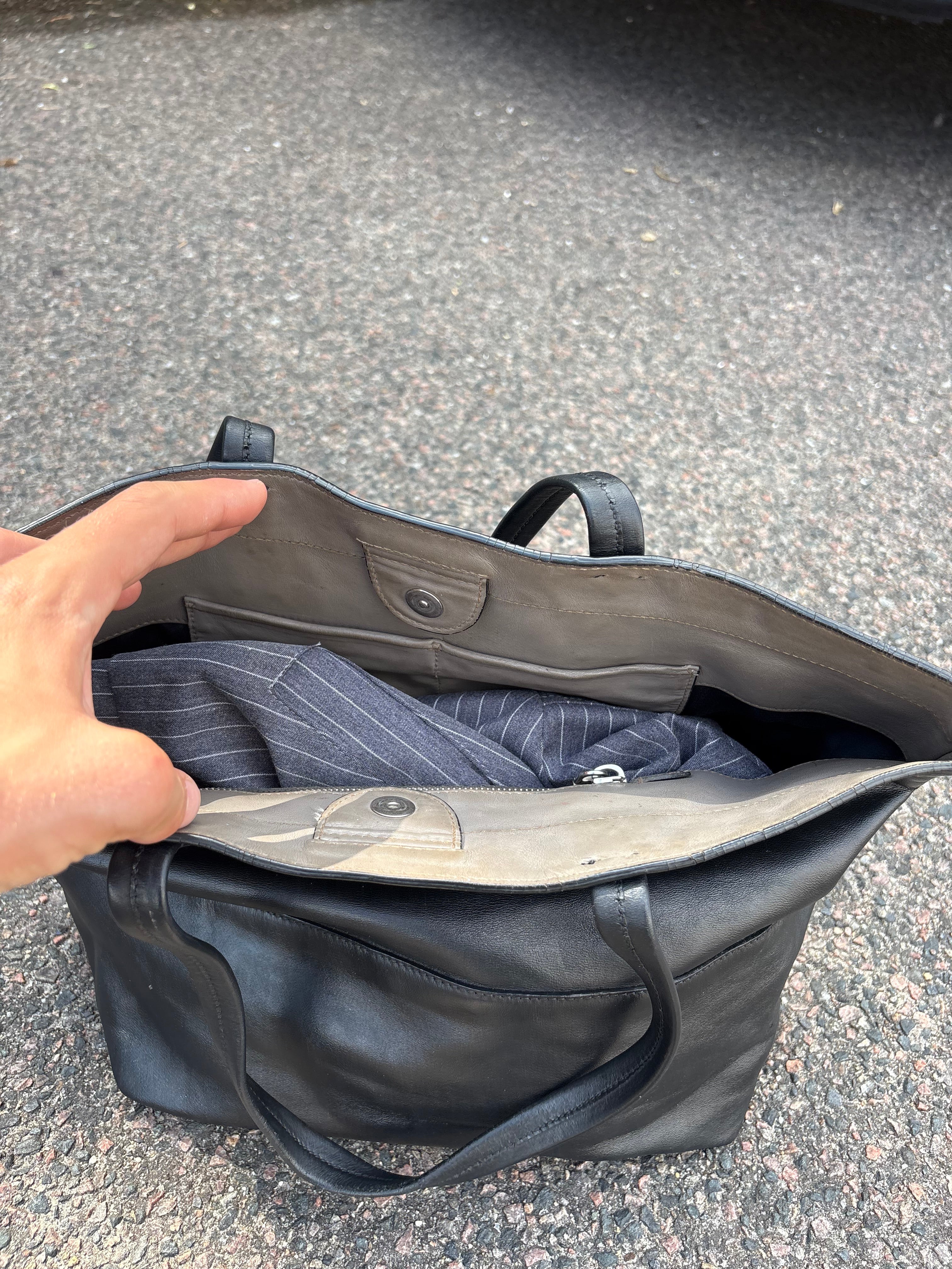 Vintage Miu miu leather bag black