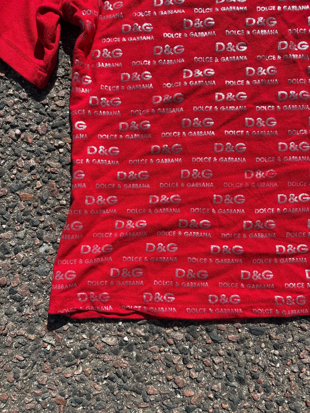 2000s Dolce & Gabbana baby gee red