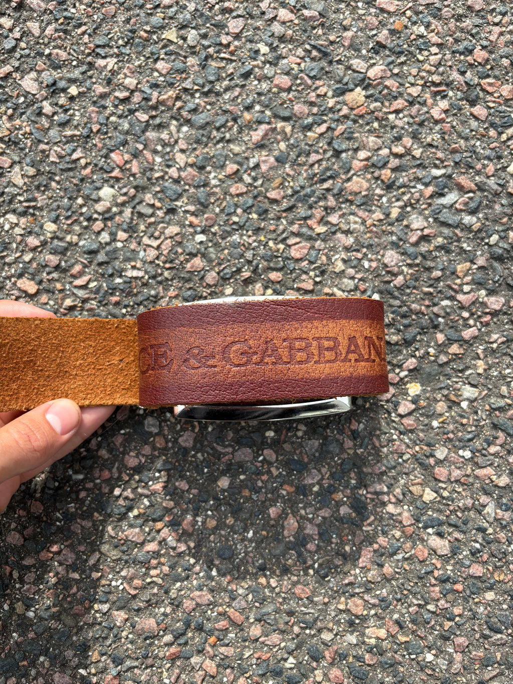 Dolce & Gabbana leather belt