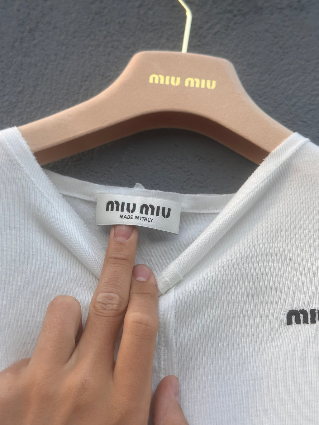 Miu miu thin 2024 long sleeve