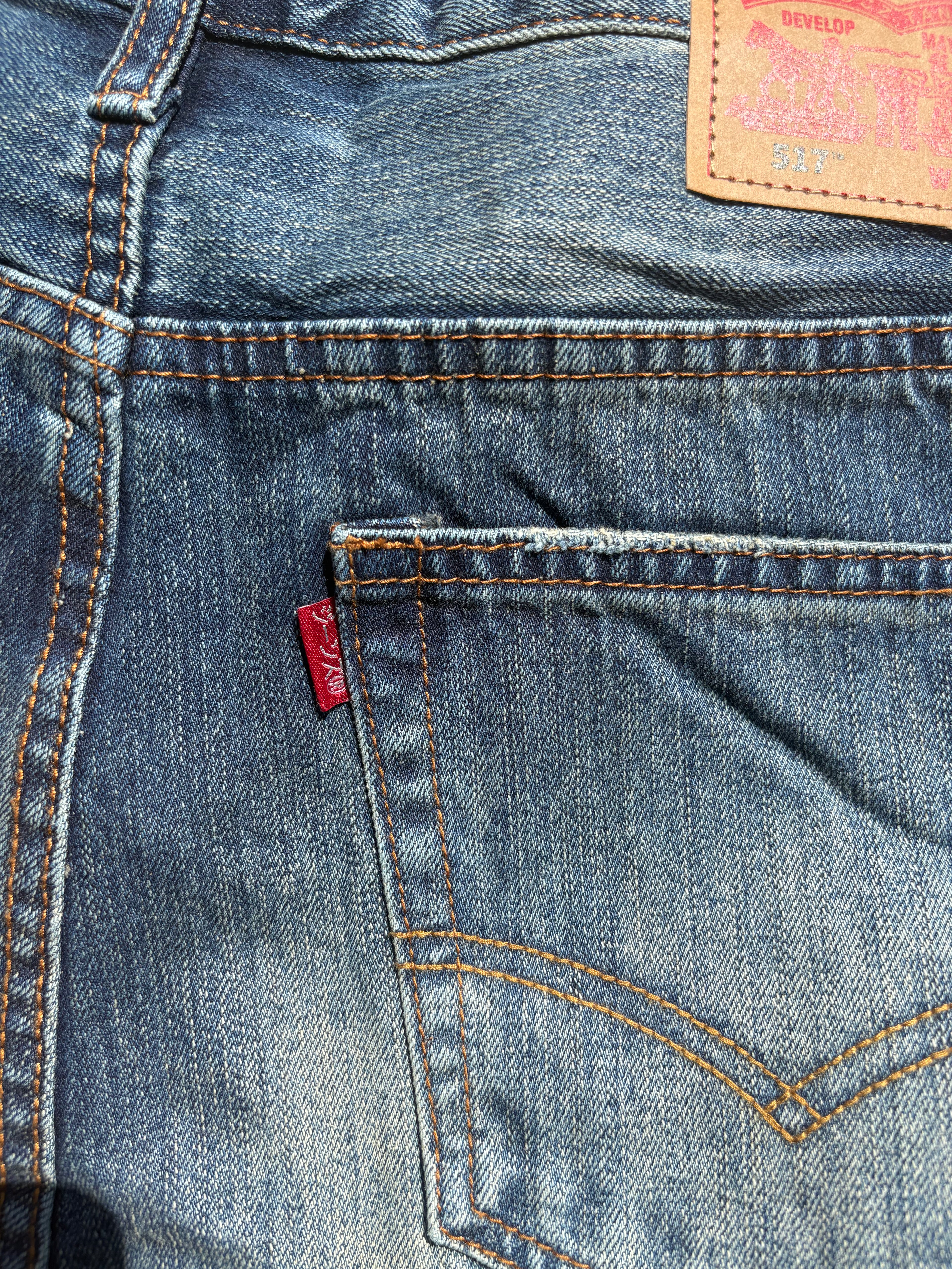 Levis 517 bootcut Japanese washed denim (34*34)