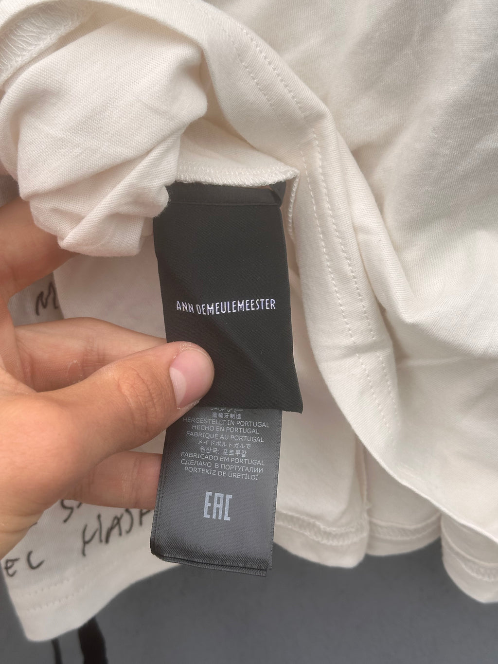 Ann demeulemeester Long sleeve White