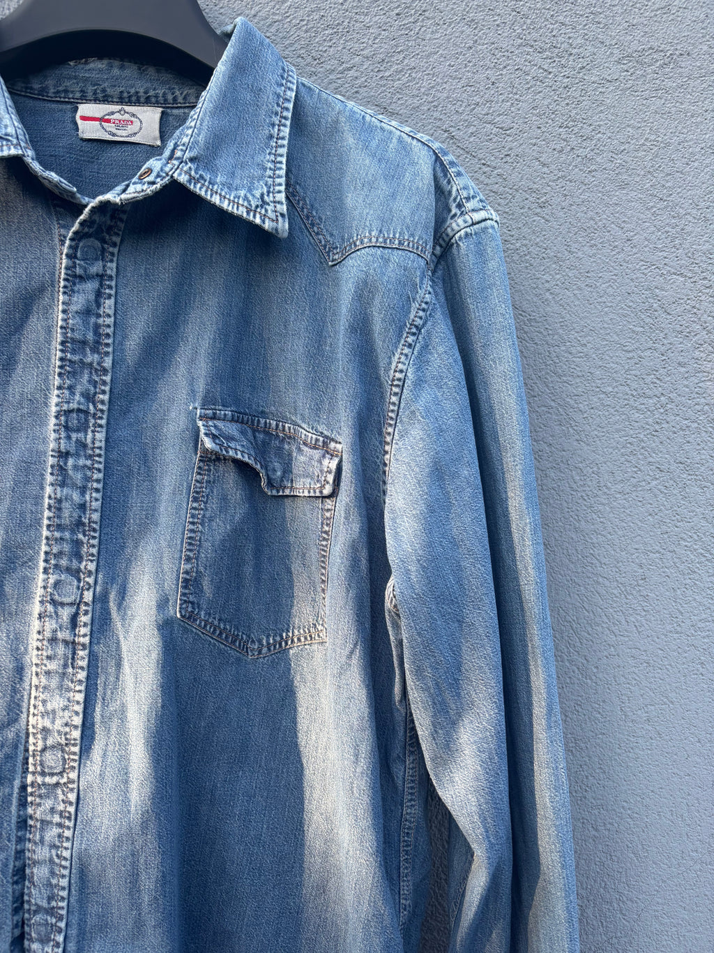 Prada denim shirt