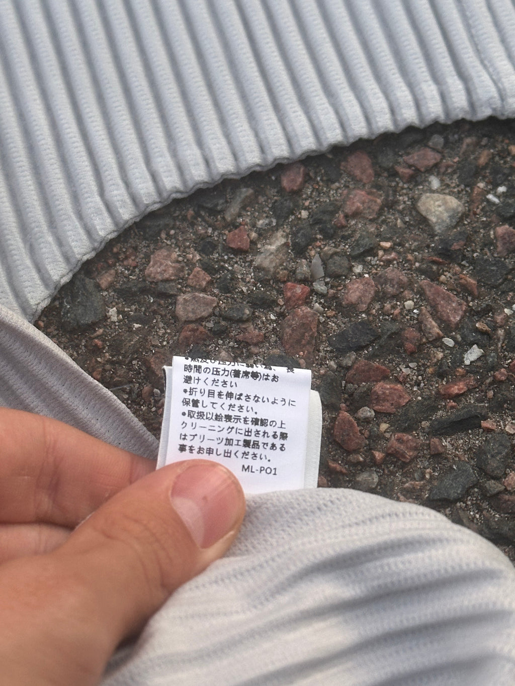 Issey miyake cardigan gray