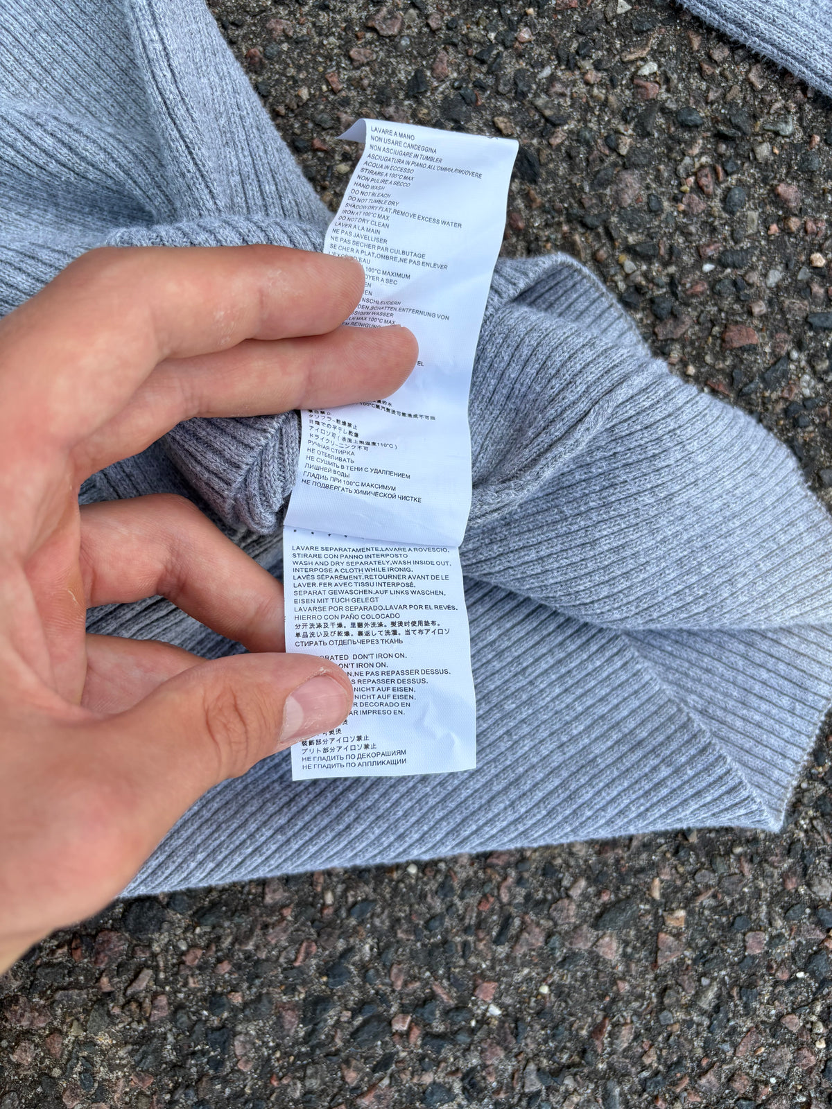 Maison margiela shirt gray