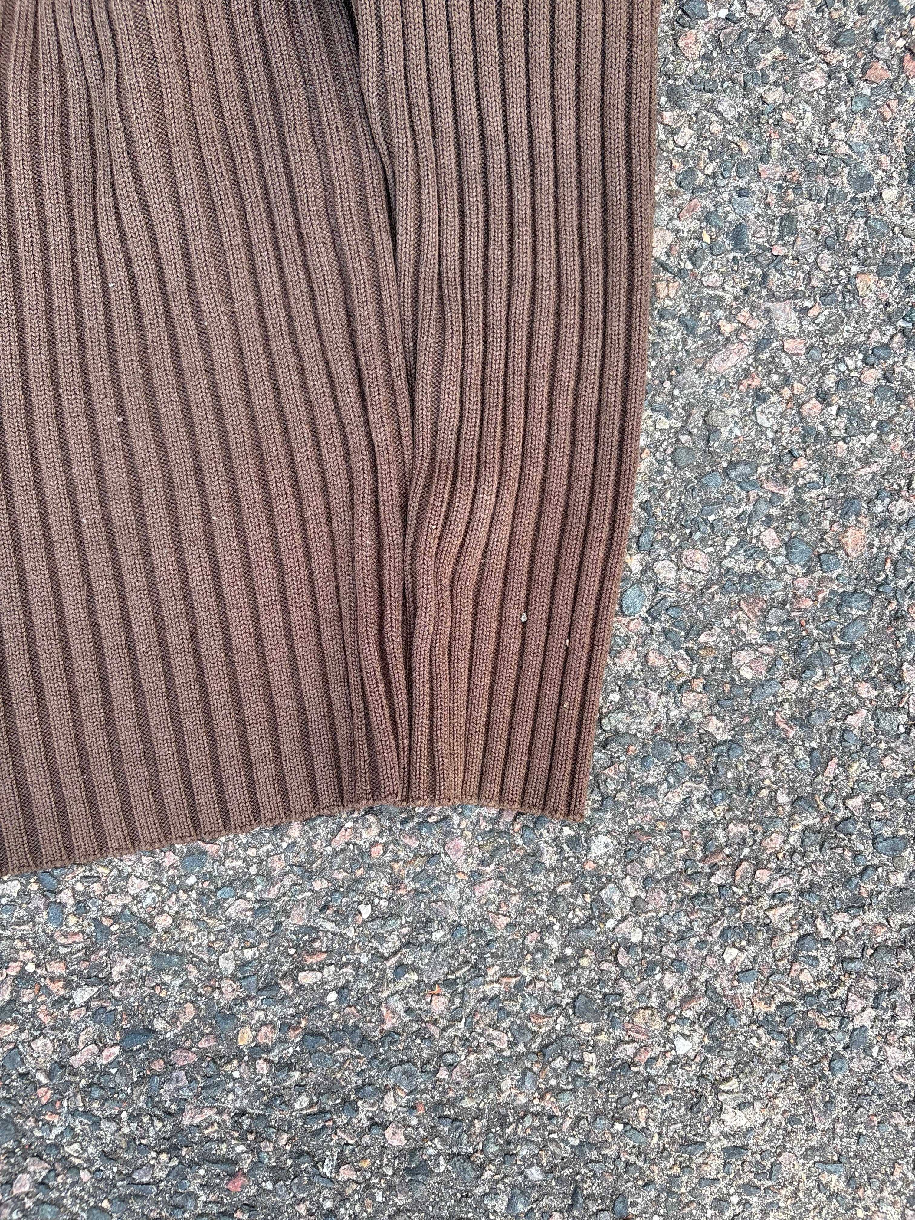 Saks Potts SS15 Brown zip up knit