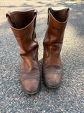 Vintage 1980s chippewa brown cowboy boots